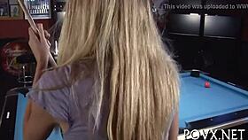 brynn tyler gets rough blowjob and fucking in pov.