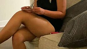 my big booty blonde slut gets her fat pussy wet