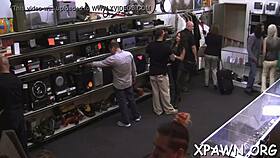 Chick shows booty and pussy on TV!