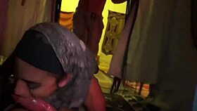 Cute redhead teen blows in Afghan whorehouse webcam