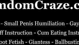 pov femdom session with hardcore domination and cum humiliation 😈💦