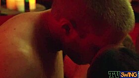 swinger couples connecting sexually with an experienced pair