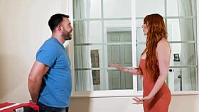 Lauren Phillips teasing the maintenance man with her milf tits 😏