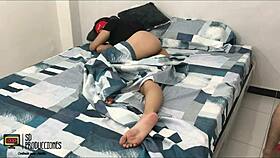 my stepbrother interrupts in my room to fuck me hard