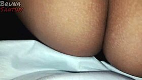 Bruna Santiny 18+ enjoys big guy in the park 😏