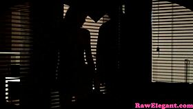 sophie lynx gets doggystyle anal from behind