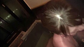 japanese college girl with big ass and g-cup tits enjoys sex and drinking on the slopes