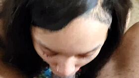 Bikini Dancer Deepthroats Cock in POV Video 😍