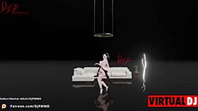 Cute Futa Rachel Dances To Pop Blender MMD 😍