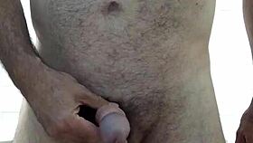 quick jerk session in the toilet