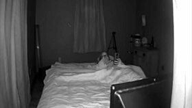 Paranormal meets porn featuring kim long in masturbation scene