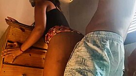 finally home alone to fuck my hot step-mom