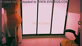 Mature Latina Fingers Shaved Pussy On Webcam