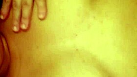 this hot girl moans loudly while masturbating her natural tits and cumming hard in this homemade video
