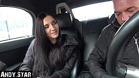 Man, that McDrive chick got slammed hard and cum splashed in her milkshake! Wild!