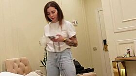 babysitter gives me the best blowjob before fucking