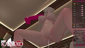 Cat girl needs help with her new tattoo in the game.