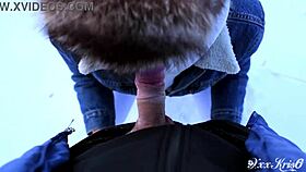 Sexy Slut's Outdoor Deepthroat Creampie