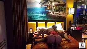 Peruanita EN Corset Rojo shares an intimate moment with her couple.