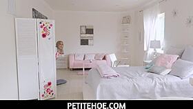 Petite Schoolgirl Jamie Jett Sells Candy