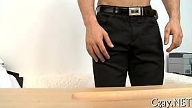 Two guys in nature's garb engage in passionate homosexual sex under the open sky