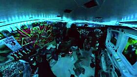 Blonde camper strips naked for big cock fun in alaska wilderness