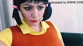 i play with the brazilian latina pornstar's big tits and tattooed ass as a prostitute