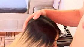 CreepyPa Asian Babe Lulu Chu Spots Stepbrother Sneaking on Phone Call