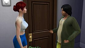 i got a blowjob from my hot milf neighbor but messed up the handjob