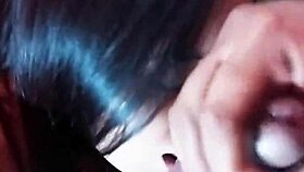 my stepsister bends over and swallows cum daily