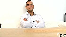 Two guys in nature's garb engage in passionate homosexual sex under the open sky