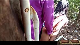 Did you see the camera catch this woman cheating with anal in the backyard?