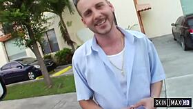 Picked up this horny brunette for rough doggystyle fingering and riding 😈