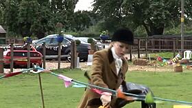 Elegant Blonde Milf Gets Fucked In Hippodrome Doggystyle