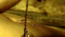 Seductive Indian Ritual: Brunette Dances Nude To Seduce Her Man With Erotic Teasing