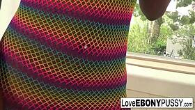 Ebony Beauty Chanell Enjoys Intense Interracial Fucking and Cumshot