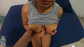 Beautiful Brunette Babe Dios Fiorella Sucks Everything In Homemade Interview