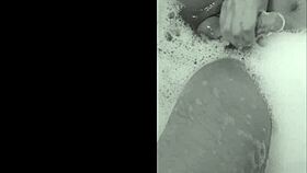 Brazilian Amateurs Playing In The Bathtub, Teasing For Cumshot?