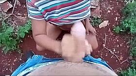 showing off new panties to the neighbor