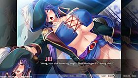 Pirate booty faces bukkake buccaneer in anime hentai game