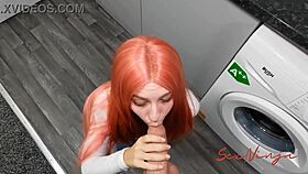 She didn't realize the job meant fucking the boss with her blue eyes locked on his huge dick