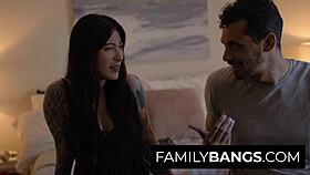 Goth Teen Charlotte And Alex Jones Fuck As Step Siblings