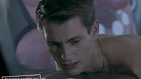 Conflicted twink's first gay sex with older man?