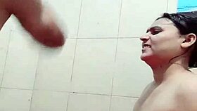 Desi bathroom sex with big tits and ass in hardcore scene