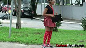 picked up teen student on street and assfucked her hard 😈