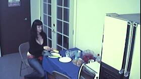 Busty Food Fetish Slut Uses Toys For Voyeur Masturbation And Cheating Fun