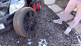 Czech hunter says, 'pleasure my cock then I'll penetrate your tight ass'