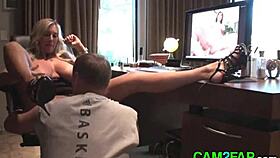 Horny blond milf in hardcore action, free and mature porn