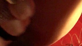 my wife play and cum with dildo