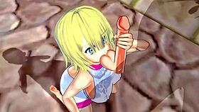 3d hentai cartoon with huge big ass and big tits in fantasy sex scenes